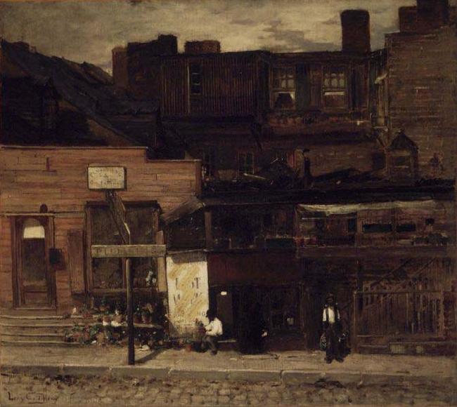 Louis Comfort Tiffany Duane Street, New York oil painting image